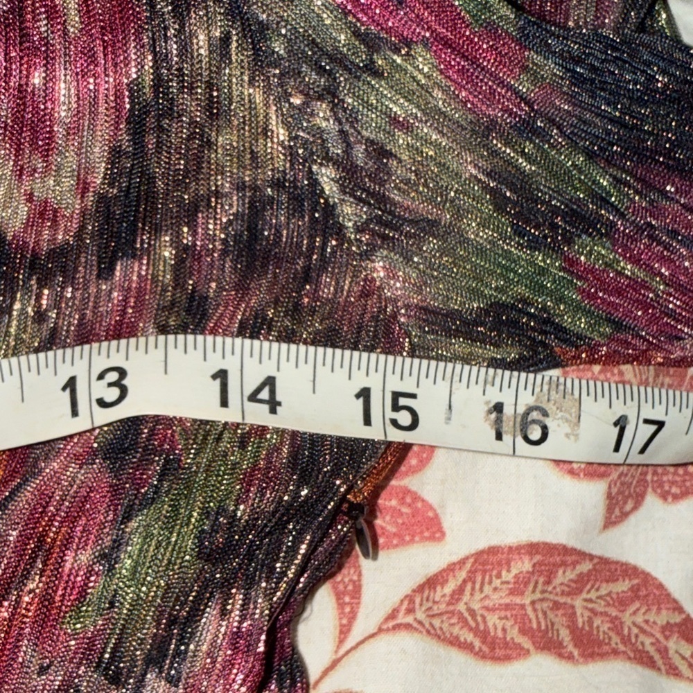 Lavender Brown Multicolor Long Sleeve Dress - Picture 9 of 16